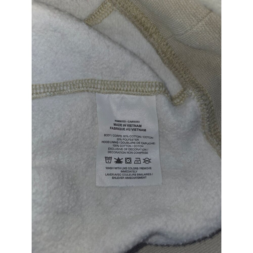 Nike Beige Patterned Hoodie Sweatshirt XL - Picture 6 of 7